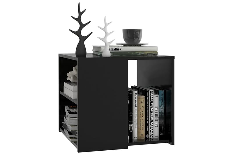 sidebord 50x50x45 cm spånplade sort - Sort - Møbler - Borde - Aflastningsbord - Lampebord