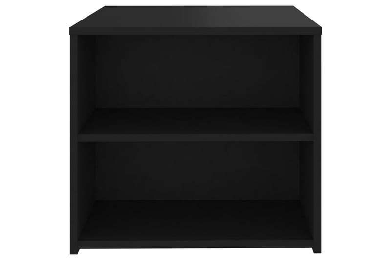 sidebord 50x50x45 cm spånplade sort - Sort - Møbler - Borde - Aflastningsbord - Lampebord