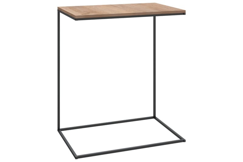 sidebord 55x35x66 cm spånplade sort - Sort - Møbler - Borde - Aflastningsbord - Lampebord