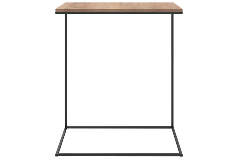 sidebord 55x35x66 cm spånplade sort - Sort - Møbler - Borde - Aflastningsbord - Lampebord