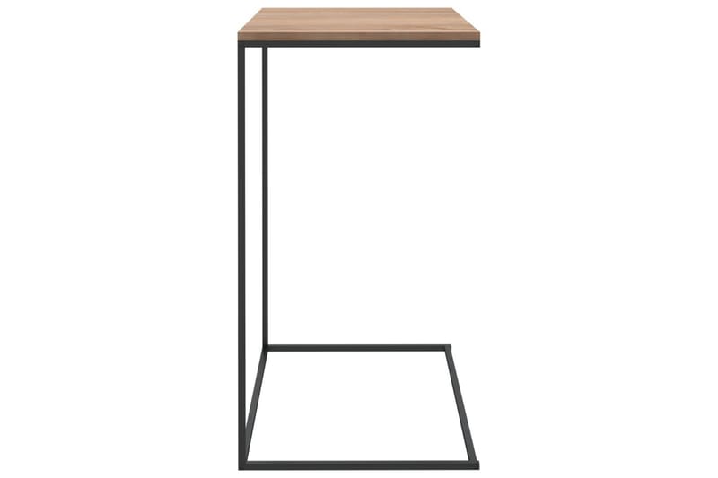 sidebord 55x35x66 cm spånplade sort - Sort - Møbler - Borde - Aflastningsbord - Lampebord
