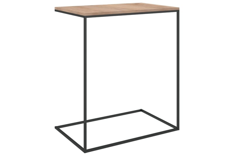 sidebord 55x35x66 cm spånplade sort - Sort - Møbler - Borde - Aflastningsbord - Lampebord