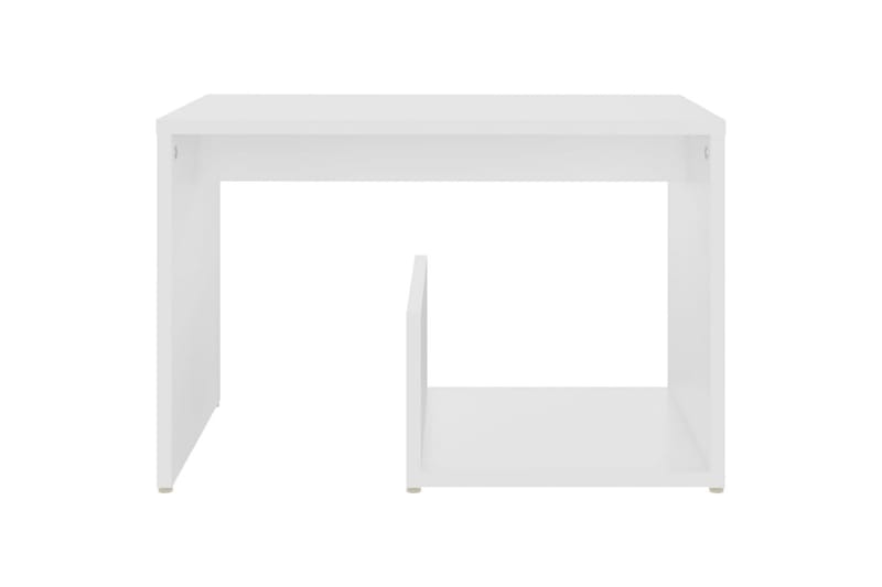 sidebord 59x36x38 cm spånplade hvid - Hvid - Møbler - Borde - Aflastningsbord - Lampebord