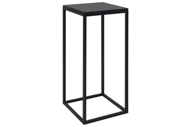 sideborde 2 stk. stål sort - Sort - Møbler - Borde - Aflastningsbord - Lampebord