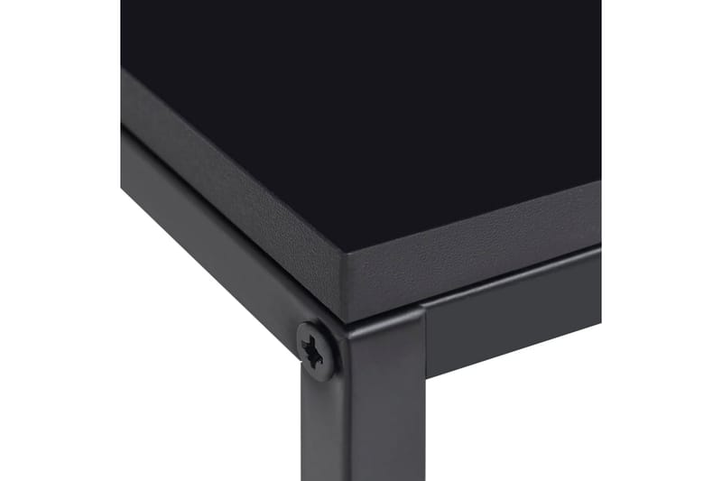 sideborde 2 stk. stål sort - Sort - Lampebord - Bakkebord & små borde