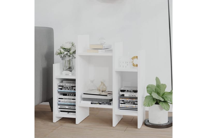 sideskab 60x26x60 cm spånplade hvid - Hvid - Møbler - Borde - Aflastningsbord - Lampebord
