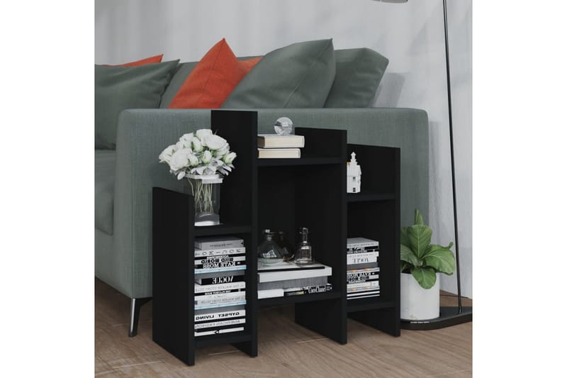 sideskab 60x26x60 cm spånplade sort - Sort - Møbler - Borde - Aflastningsbord - Lampebord