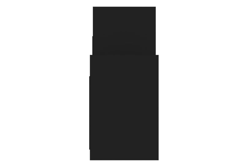 sideskab 60x26x60 cm spånplade sort - Sort - Møbler - Borde - Aflastningsbord - Lampebord