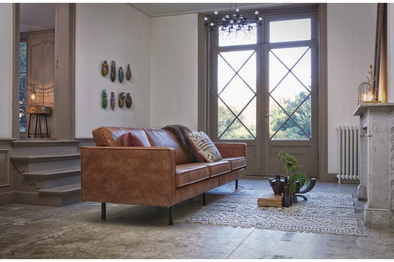 Skybox Sidebord 45 cm - Natur/Metal - Møbler - Borde - Aflastningsbord - Lampebord