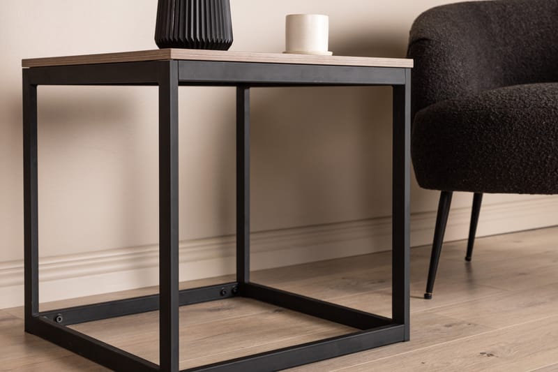Steinar Sidebord 50 cm - Mørkegrå - Lampebord - Bakkebord & små borde