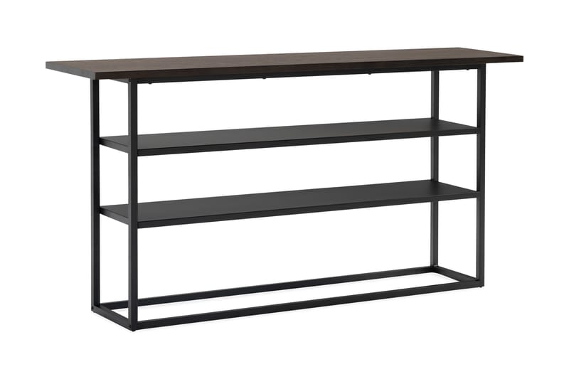 Susitana Sidebord 40 cm - Mørkebrun/Matsort - Møbler - Borde - Aflastningsbord - Lampebord