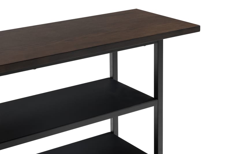 Susitana Sidebord 40 cm - Mørkebrun/Matsort - Møbler - Borde - Aflastningsbord - Lampebord