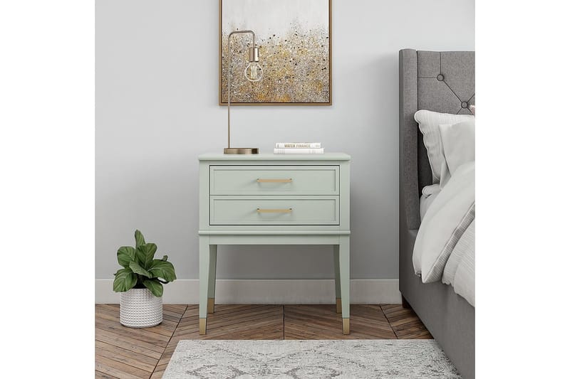 Westerleigh Sidebord 60 cm Grøn - CosmoLiving - Møbler - Borde - Aflastningsbord - Lampebord