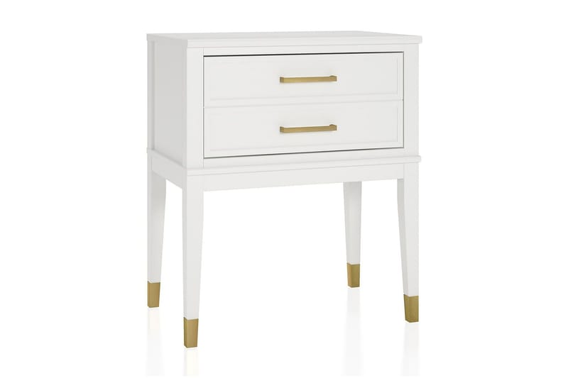 Westerleigh Sidebord 60 cm Hvid - CosmoLiving - Møbler - Borde - Aflastningsbord - Lampebord