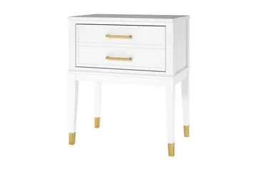 Westerleigh Sidebord 60 cm Hvid - Møbler - Borde - Aflastningsbord - Lampebord