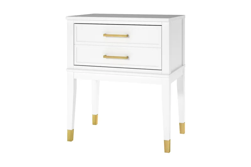 Westerleigh Sidebord 60 cm Hvid - Møbler - Borde - Aflastningsbord - Lampebord