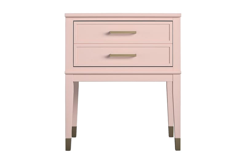 Westerleigh Sidebord 60 cm Lyserød - CosmoLiving - Møbler - Borde - Aflastningsbord - Lampebord