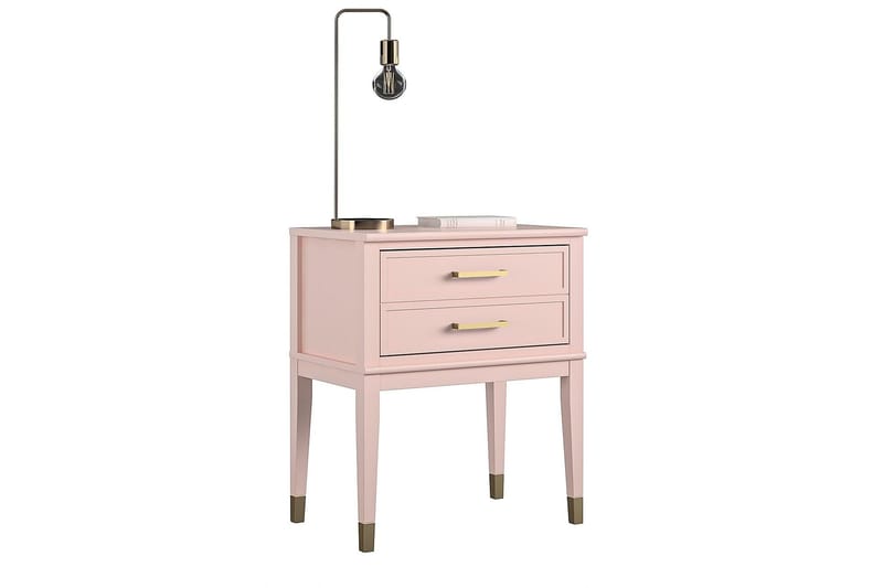 Westerleigh Sidebord 60 cm Lyserød - Møbler - Borde - Aflastningsbord - Lampebord