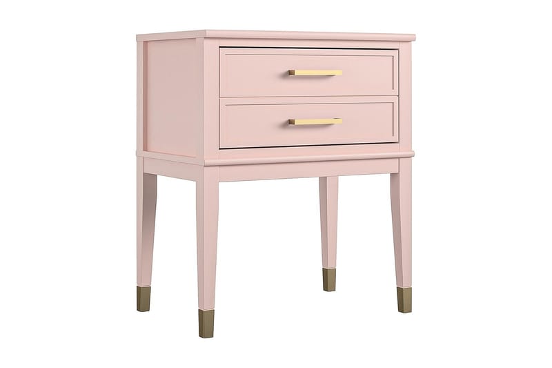 Westerleigh Sidebord 60 cm Lyserød - Møbler - Borde - Aflastningsbord - Lampebord