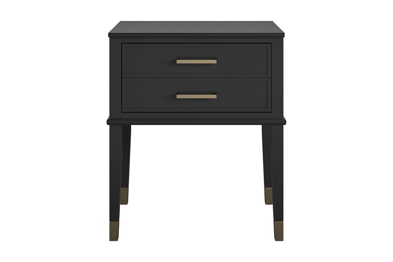 Westerleigh Sidebord 60 cm Sort/Guld - CosmoLiving - Møbler - Borde - Aflastningsbord - Lampebord