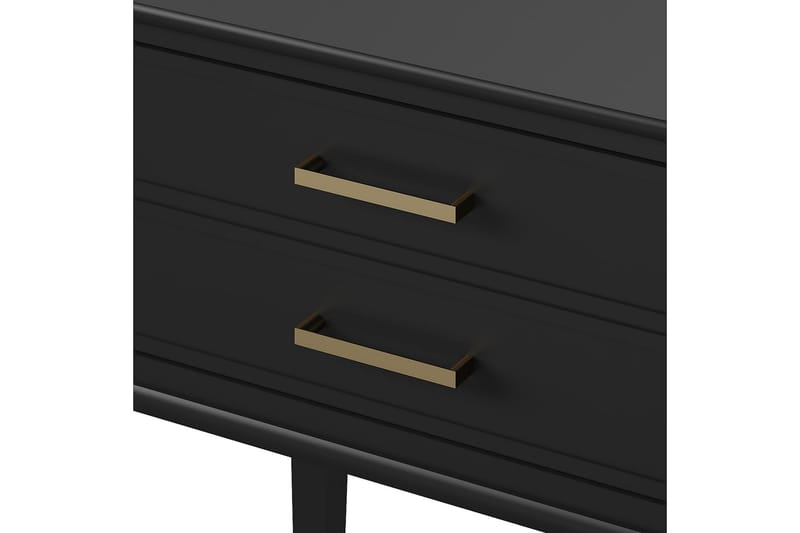 Westerleigh Sidebord 60 cm Sort/Guld - CosmoLiving - Møbler - Borde - Aflastningsbord - Lampebord