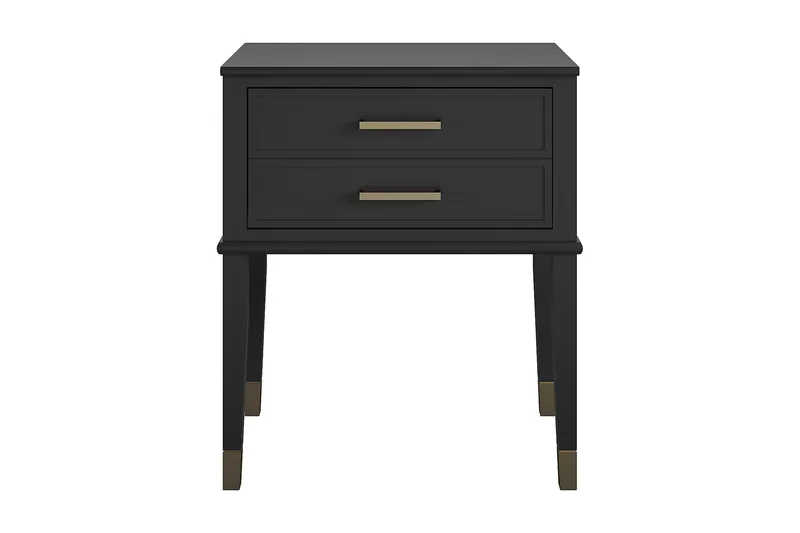 Westerleigh Sidebord 60 cm Sort/Guld, CosmoLiving