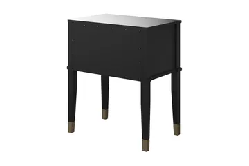 Westerleigh Sidebord 60 cm Sort/Guld - Møbler - Borde - Aflastningsbord - Lampebord