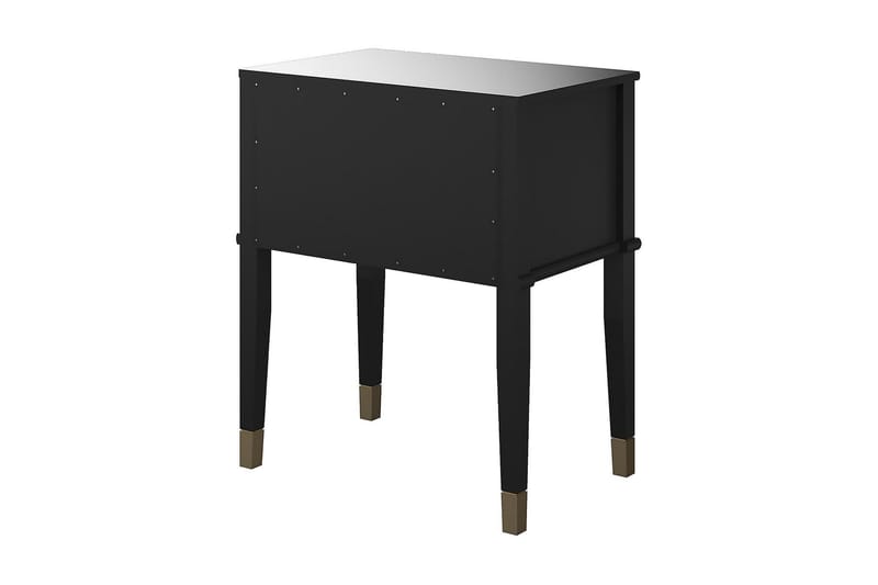 Westerleigh Sidebord 60 cm Sort/Guld - Møbler - Borde - Aflastningsbord - Lampebord