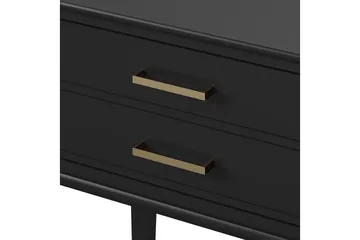 Westerleigh Sidebord 60 cm Sort/Guld - Møbler - Borde - Aflastningsbord - Lampebord
