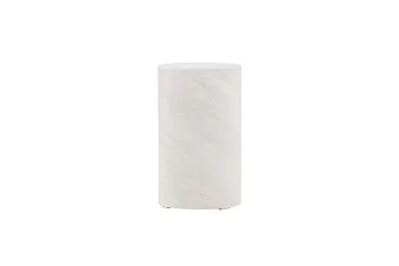 York Travertin Sidebord 50 cm - Grå - Møbler - Borde - Aflastningsbord - Konsolbord & sidebord