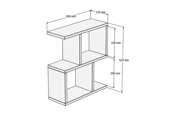 Zetti Sidebord 45x51,4x45 cm - Grøn - Møbler - Borde - Aflastningsbord - Lampebord