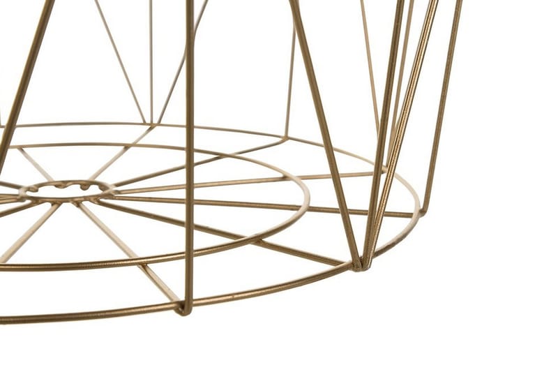 Lanark Sidebord 40 cm - Guld - Lampebord - Bakkebord & små borde