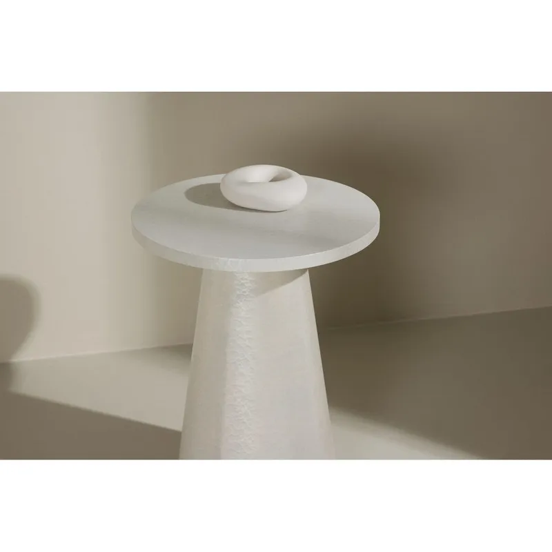 Lanzo Sidebord 35 cm - Hvid - Møbler - Borde - Aflastningsbord - Lampebord