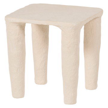 Lavt sidebord Papier Vion 40 cm - Offwhite - Møbler - Borde - Aflastningsbord - Lampebord