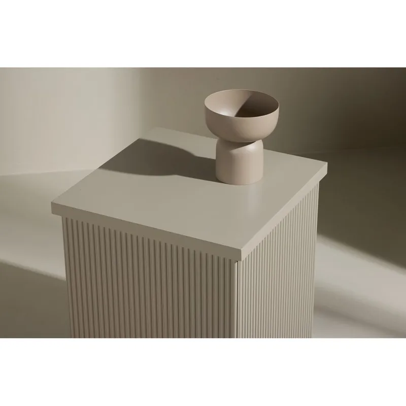 Lenox Sidebord 40 cm - Beige - Møbler - Borde - Aflastningsbord - Lampebord