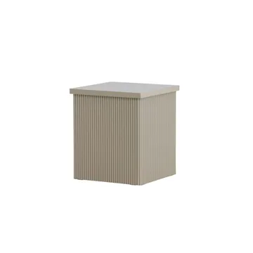 Lenox Sidebord 40 cm - Beige - Møbler - Borde - Aflastningsbord - Lampebord