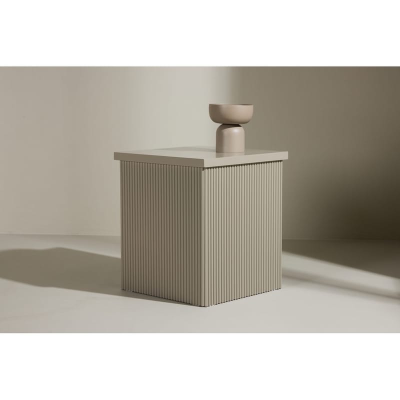 Lenox Sidebord 40 cm - Beige - Møbler - Borde - Aflastningsbord - Lampebord