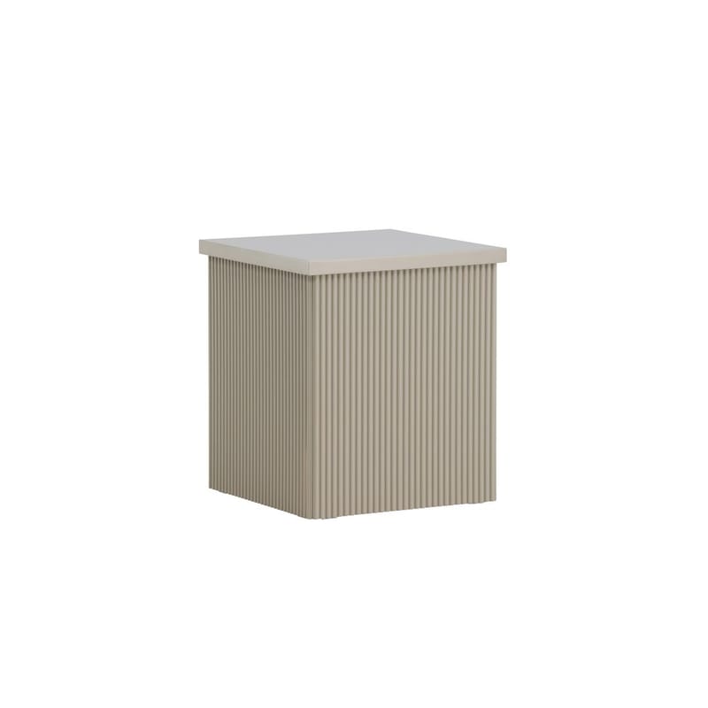 Lenox Sidebord 40 cm - Beige - Møbler - Borde - Aflastningsbord - Lampebord