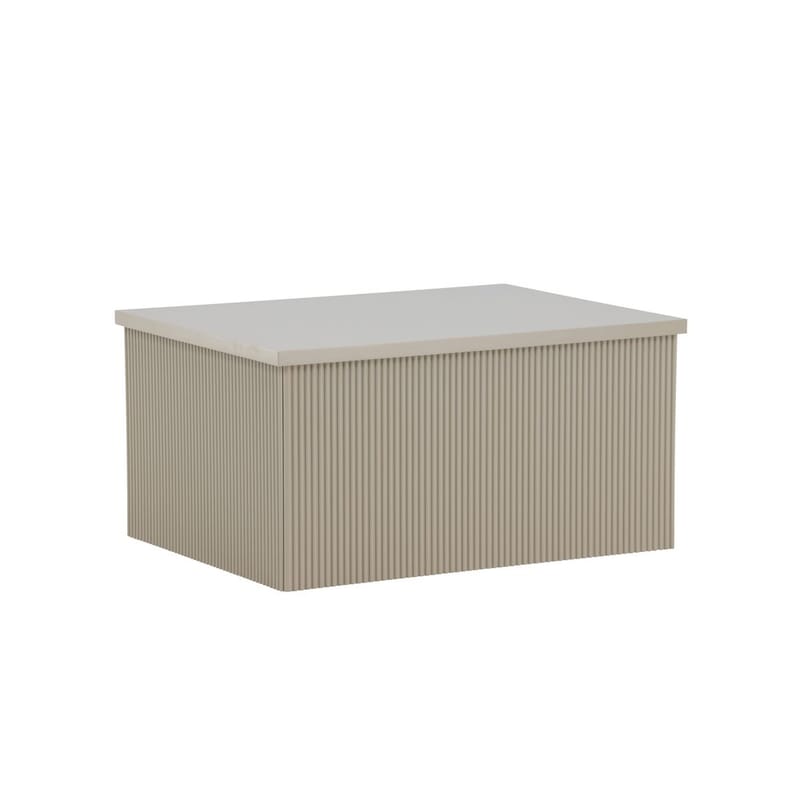 Lenox Sidebord 80 cm - Beige - Møbler - Borde - Aflastningsbord - Lampebord