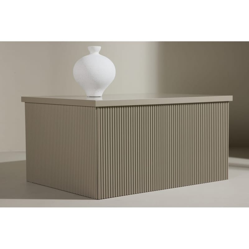 Lenox Sidebord 80 cm - Beige - Møbler - Borde - Aflastningsbord - Lampebord