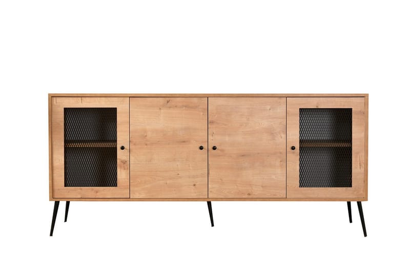 Levander Konsolbord 180 cm - Eg/Sort - Møbler - Borde - Aflastningsbord - Entrébord