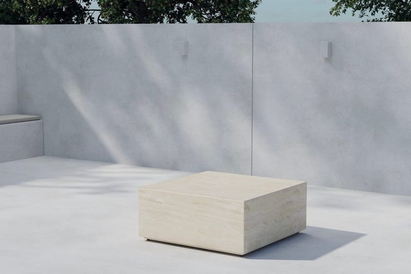 Lissabon sidebord 80 cm udendørs, Beige