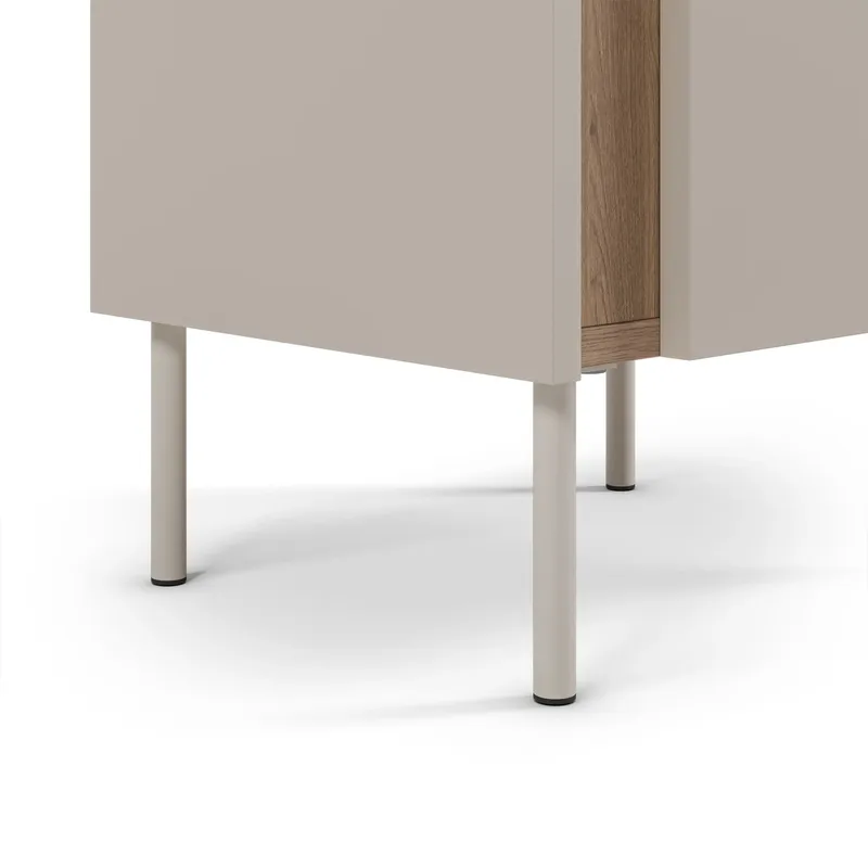 Lomar Natbord 45,5x47,8x35 cm - Natur eg sandsten - Møbler - Borde - Aflastningsbord - Sengebord