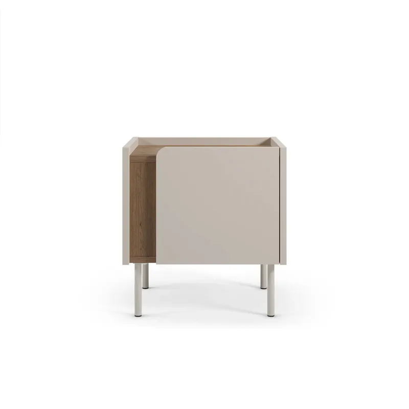 Lomar Natbord 45,5x47,8x35 cm - Natur eg sandsten - Møbler - Borde - Aflastningsbord - Sengebord