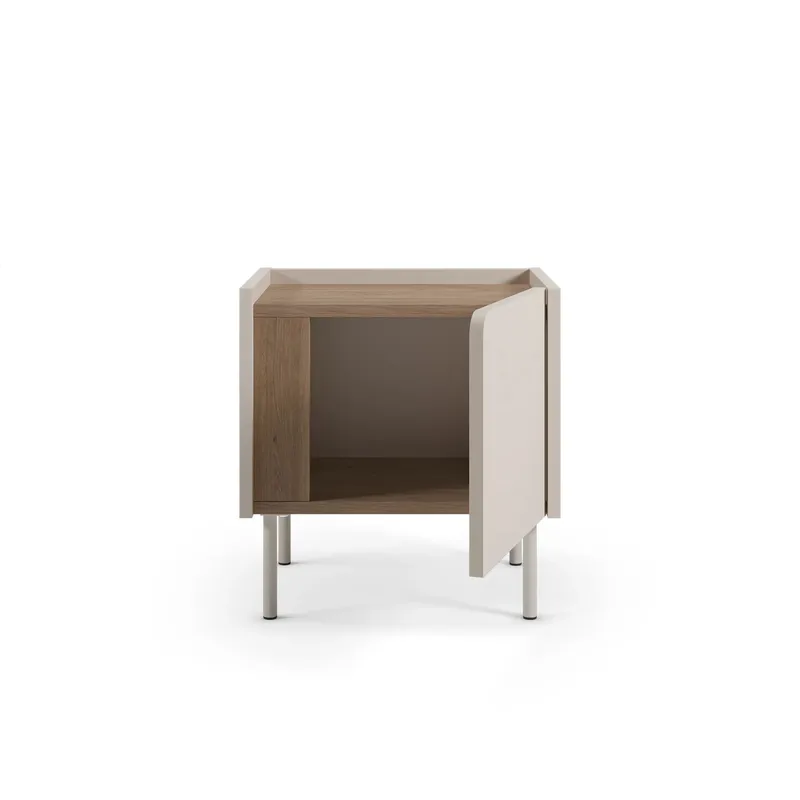 Lomar Natbord 45,5x47,8x35 cm - Natur eg sandsten - Møbler - Borde - Aflastningsbord - Sengebord