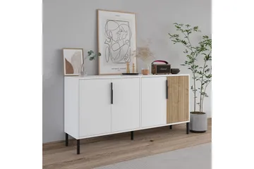 Lorien Konsolbord 150 cm - Hvid/Eg - Møbler - Borde - Aflastningsbord - Entrébord
