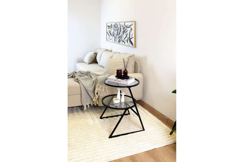 Lorigulla Sidebord 42x35 cm - Sort - Møbler - Borde - Aflastningsbord - Lampebord