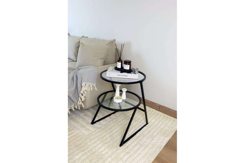 Lorigulla Sidebord 42x35 cm - Sort - Møbler - Borde - Aflastningsbord - Lampebord