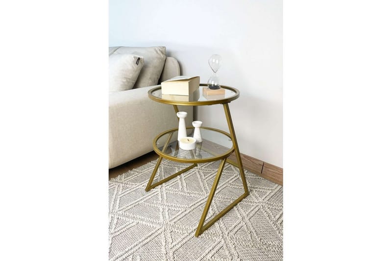 Lorigulla Sidebord 42x42 cm, Guld