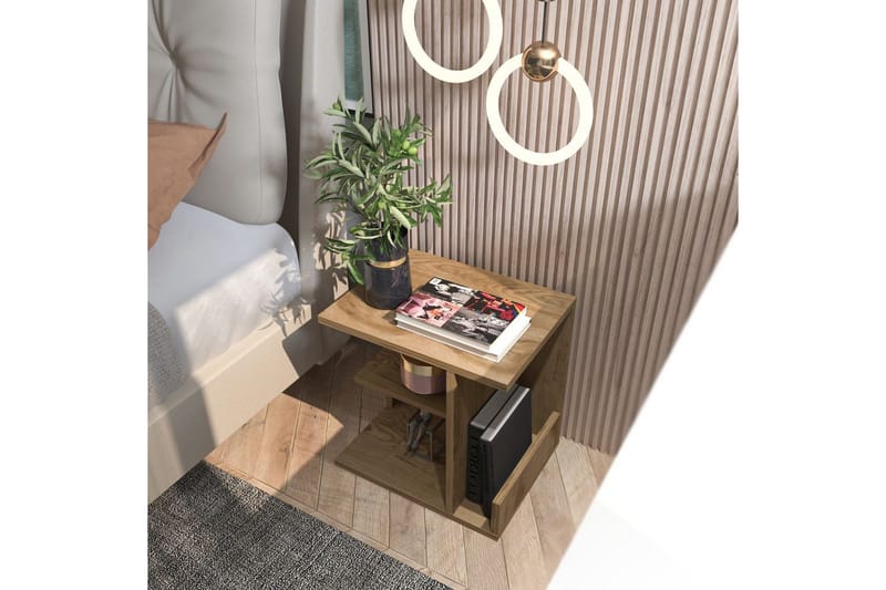 Lorik Natbord 45 cm - Eg - Møbler - Borde - Aflastningsbord - Sengebord